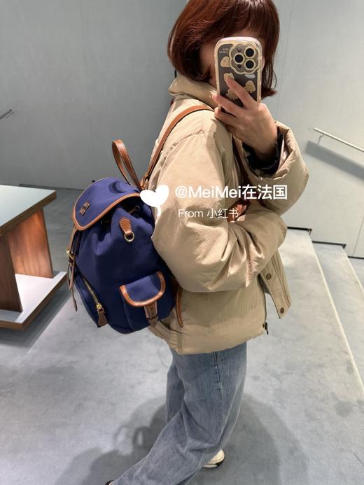 缪缪 经典徽标Logo 棉 背包双肩包 三色系列（LZ） 商品图6