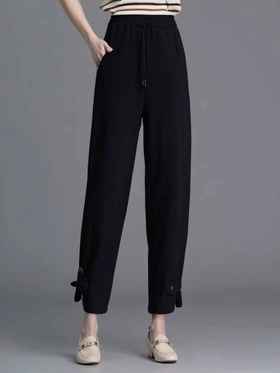 双十二福利！【诗铭洛可】W387九分裤毛呢可直筒可束脚裤