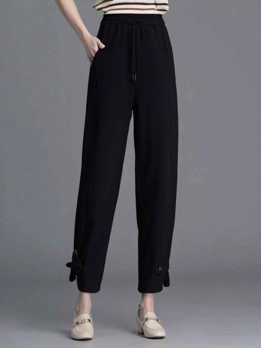 双十二福利！【诗铭洛可】W387九分裤毛呢可直筒可束脚裤 商品图0