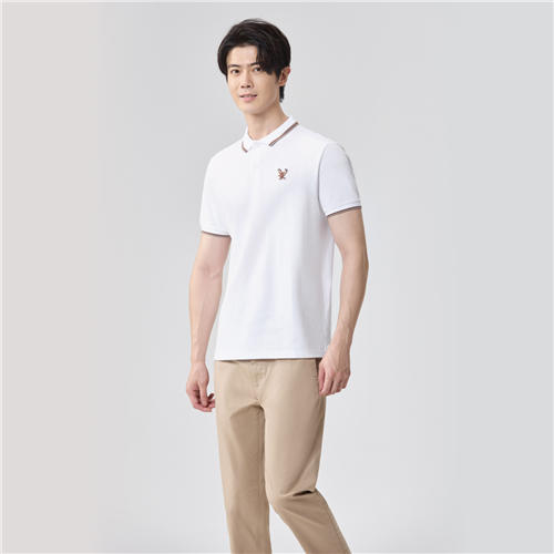 佐丹奴男装25年新款弹力透气POLO衫01015237 商品图3