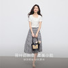 【07/30新品6.5折】熙世界荷叶边斜领白色t恤女短袖2025夏季新款时尚设计感正肩上衣 商品缩略图2