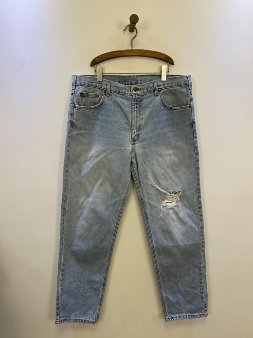 90年代 Vintage carhartt 卡哈特 牛仔裤 工装长裤（38”） （97 cm）_WLP(5) 商品图1
