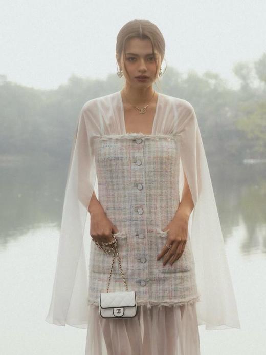 香奈儿双c吊白结爱心耳钉（XTY） 商品图2