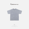 COCO ZONE 刘一一【100棉】美式复古小立领宽松短袖T恤CD1A0401 商品缩略图0