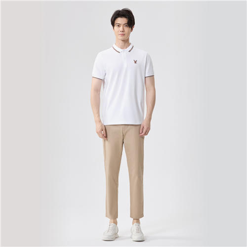 佐丹奴男装25年新款弹力透气POLO衫01015237 商品图6