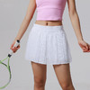 跃牌【美西西系列】2025运动百褶裙双层带口袋防走光网球跑步健身假两件跳操瑜伽短裙DQ-505 商品缩略图0