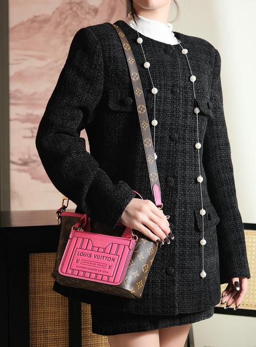 驴家 双面Neverfull Inside BB 芯片菱形跳动码系列斜挎包（JPH） 商品图1