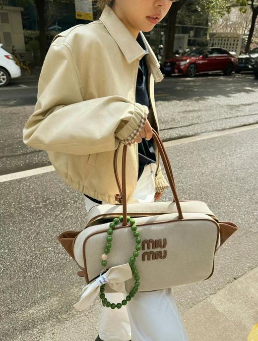 缪缪  新款长手柄保龄球公文包手提包 （MM） 商品图3