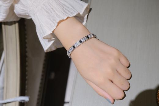 卡地亚  黑陶瓷满天星宽版手镯    （XTY） 商品图10