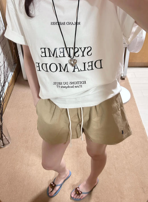 Ralph Lauren/拉夫劳伦女装 logo刺绣抽绳短裤（SS） 商品图7