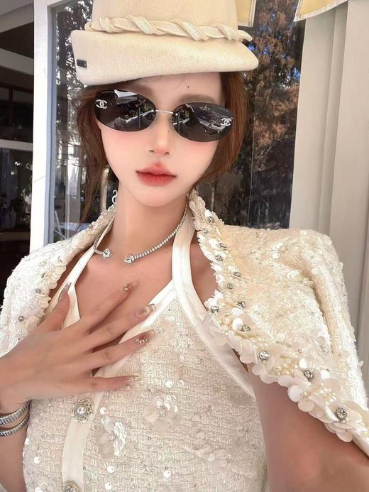 香奈儿 71559经典无框复古墨镜 Jennie同款（JH） 商品图7
