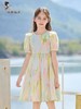 【孩提精灵】1065 甜美彩色泡泡裙童连衣裙-喜出 商品缩略图2
