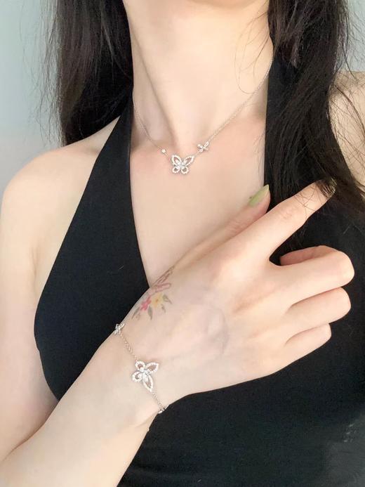 Princess满钻蝴蝶项链  手链 耳钉 合集 （XTY） 商品图4