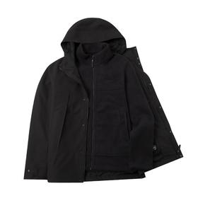 JackWolfskin狼爪 男摇粒绒三合一冲锋衣 5123251-6350