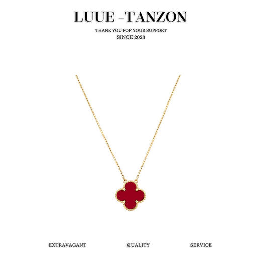 梵克雅宝 - 四叶草项链，经久不败的经典，设计独特、隽永典雅!（XTY） 商品图0