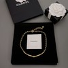 香奈儿   穿皮金花choker 项链 （XK） 商品缩略图0