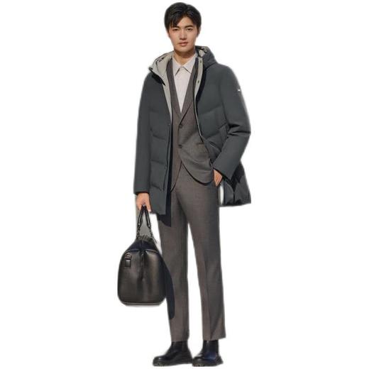 波司登 男中款连帽羽绒服 B40144117 商品图0