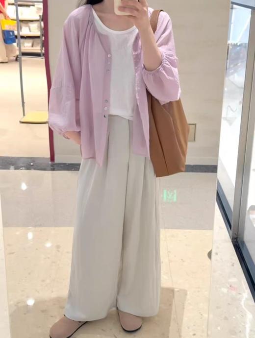 淡淡薰衣草松弛感天丝防晒空调衫 商品图1