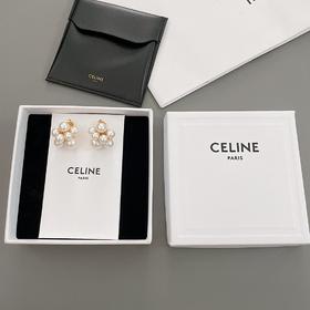 赛琳色珠花耳钉中古款（XTY）