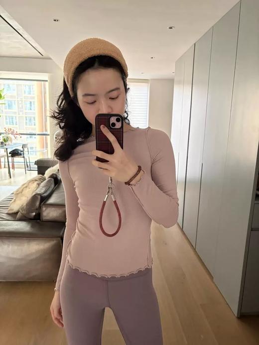 LuLU Hold Tight Boatneck船领波浪边长袖T恤tee！ 早春的万能打底衫（SS） 商品图13