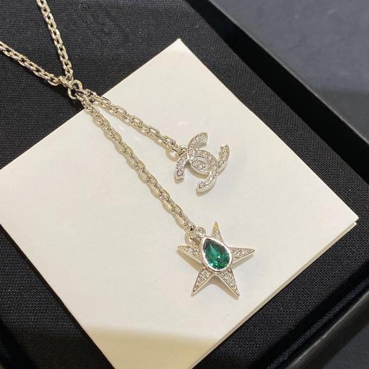 香奈儿 绿水钻星星吊坠项链（XTY） 商品图0