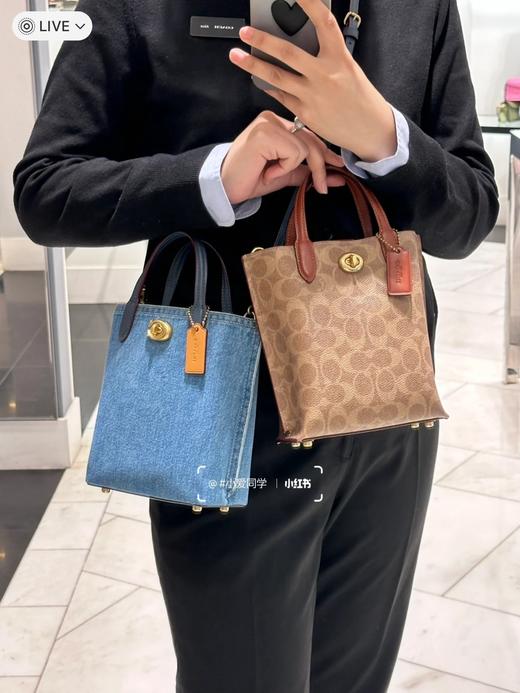 蔻驰   2024新款女士托特小号 单肩斜挎手提薯条包 单肩包  手提包 （SS） 商品图8