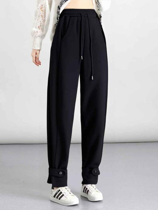 双十二福利！【诗铭洛可】W387九分裤毛呢可直筒可束脚裤 商品图1