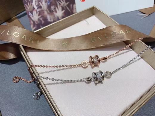 宝格丽 b.zero1 玫瑰金中间满钻小蛮腰手链 双色可选（XTY） 商品图2