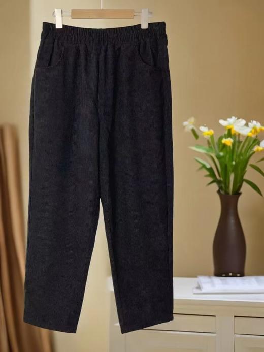 双十二福利！【诗铭洛可】W332条绒裤显瘦萝卜裤 商品图8