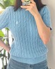 Ralph Lauren拉夫劳伦 新款纯色小马刺绣圆领 针织女士毛衣短袖 女神款 （SS） 商品缩略图3