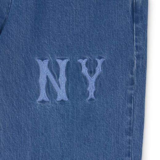 【M断码服】【微瑕，如无货做退款处理】MLB女款彩色刺绣logo牛仔裤牛仔外套24夏季新款3FDPG0144 商品图3