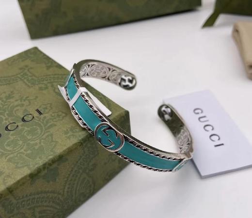 古驰 高级珐琅绿色手镯（XTY） 商品图2
