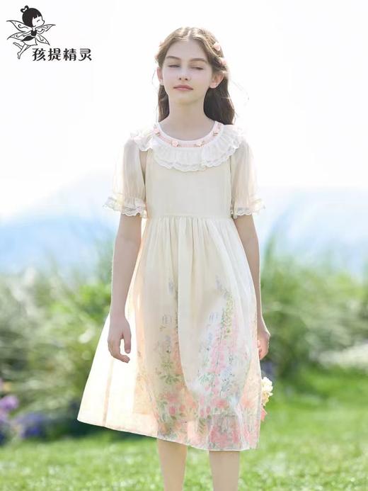 【孩提精灵】法式玫瑰 童连衣裙-喜出 商品图1
