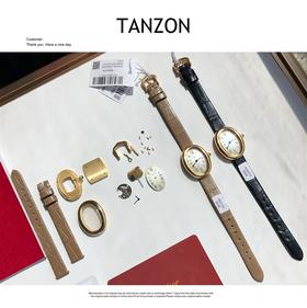 Baignoire浴缸系列腕表，典雅欧风浴缸形状，完美演绎卡地亚的经典美学！（ZT*SH）