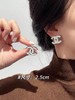 香奈儿 白珐琅银c耳钉（XTY） 商品缩略图5