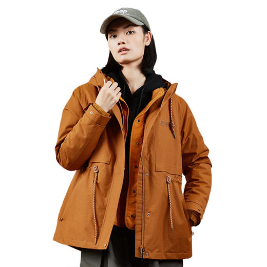 JEEP吉普 女冲锋衣羽绒两件套 J232084003 商品图2