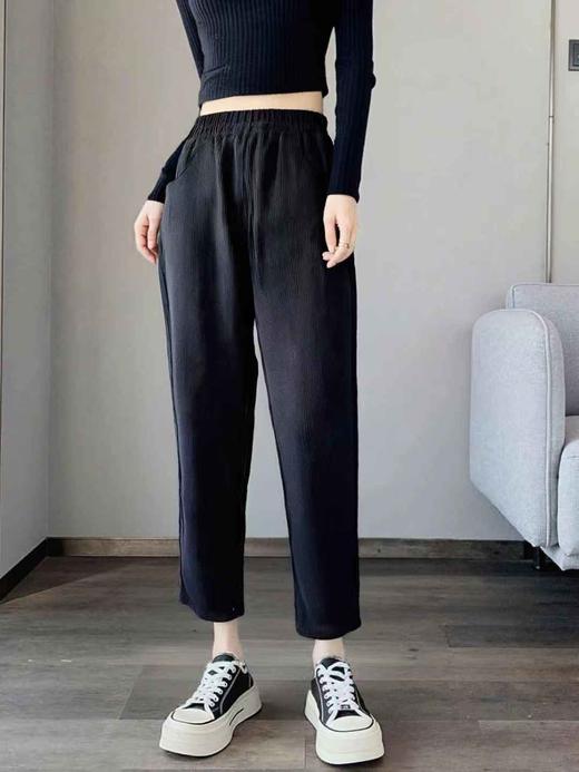 双十二福利！【诗铭洛可】W332条绒裤显瘦萝卜裤 商品图6