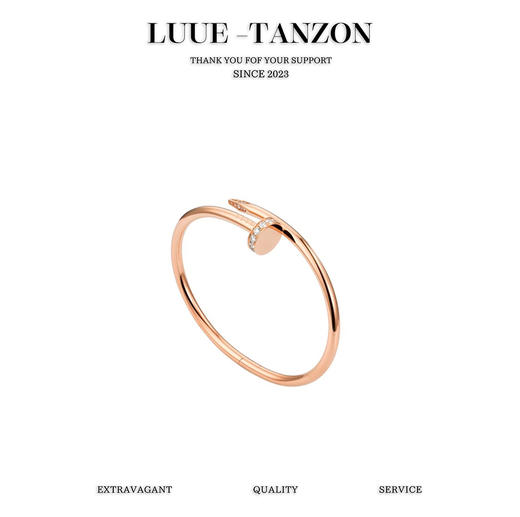 卡地亚-头尾镶钻钉子手镯（XTY） 商品图0