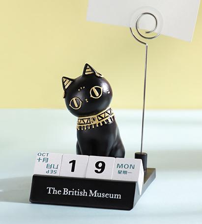 大英博物馆安德森猫系列日历便签夹小摆件 商品图0