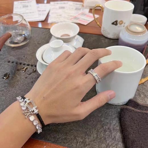 驴家 白银满钻手链 男女同款情侣系 （XTY） 商品图10