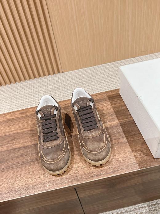 普拉达 24/新款阿甘鞋德训鞋休闲鞋饼干鞋（DBG） 商品图3