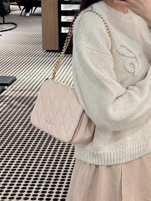 蔻驰的包包设计越发有自己的风格。尤其是今天这款Quinn Bag 链条包（SS) 商品图8