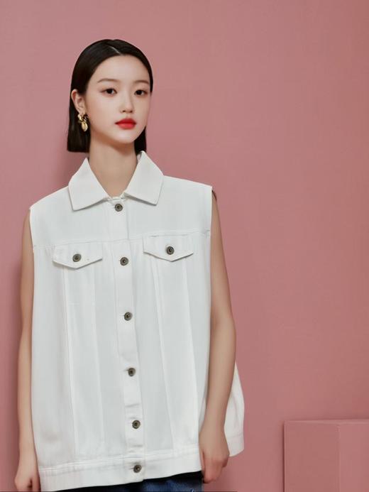 【诗铭洛可】X168牛仔马甲B21-3 商品图0