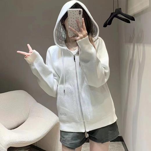 迪奥 提花连帽双面穿拉链开衫 老花控必收（SS） 商品图9