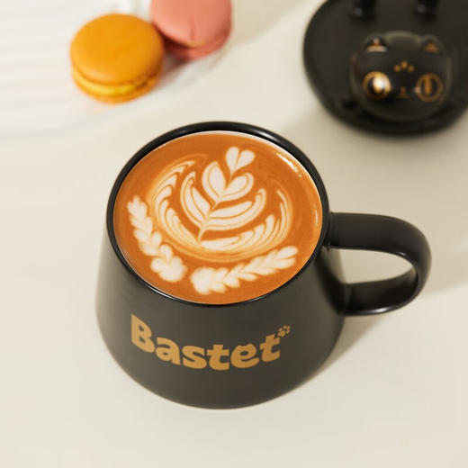 【多样屋专柜】大英博物馆马克杯安德森猫手机支架陶瓷饮水杯子送男女生日礼物萌猫手机支架马克杯400ml 商品图3