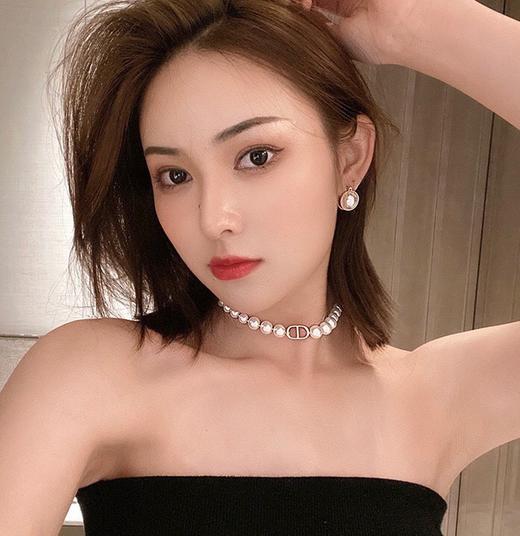 赛琳 开口大珍珠金属耳环（XTY） 商品图10