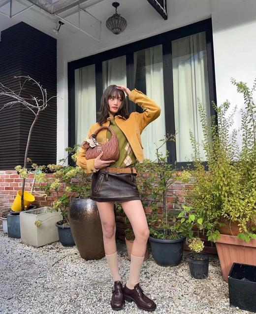 MIUMIU缪缪24/秋冬新品复古风小皮鞋乐福鞋（DBG） 商品图4