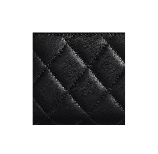 香奈儿 Classic Flap CF 经典小翻盖 羊皮 钱包 女款 黑色(LZ) 商品图5