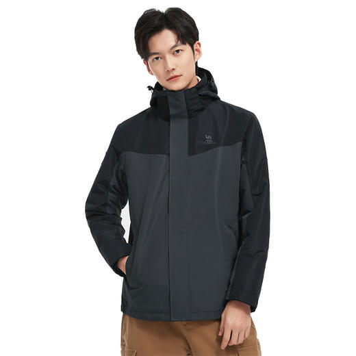 骆驼 男情侣三合一冲锋衣（抓绒内胆） V1W249968 商品图1