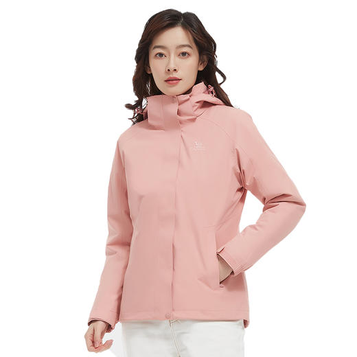 CAMEL骆驼 女三合一冲锋衣（抓绒） V1W145377 商品图2